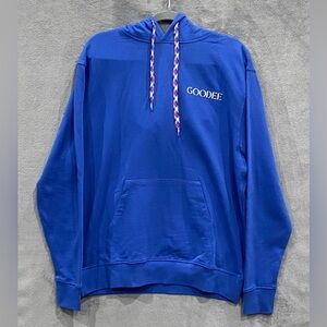 Goodee Kotn The Goodee Hoodie Sweatshirt Pullover Egyptian Blue Mens Size S NWT